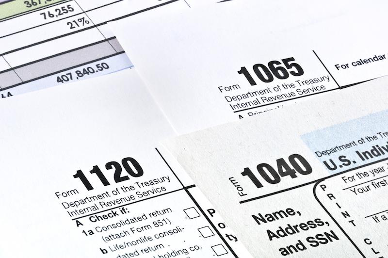 Formularios de impuestos del IRS